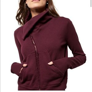 Frank & Eileen tee lab red burgundy sweatshirt zip up size s small